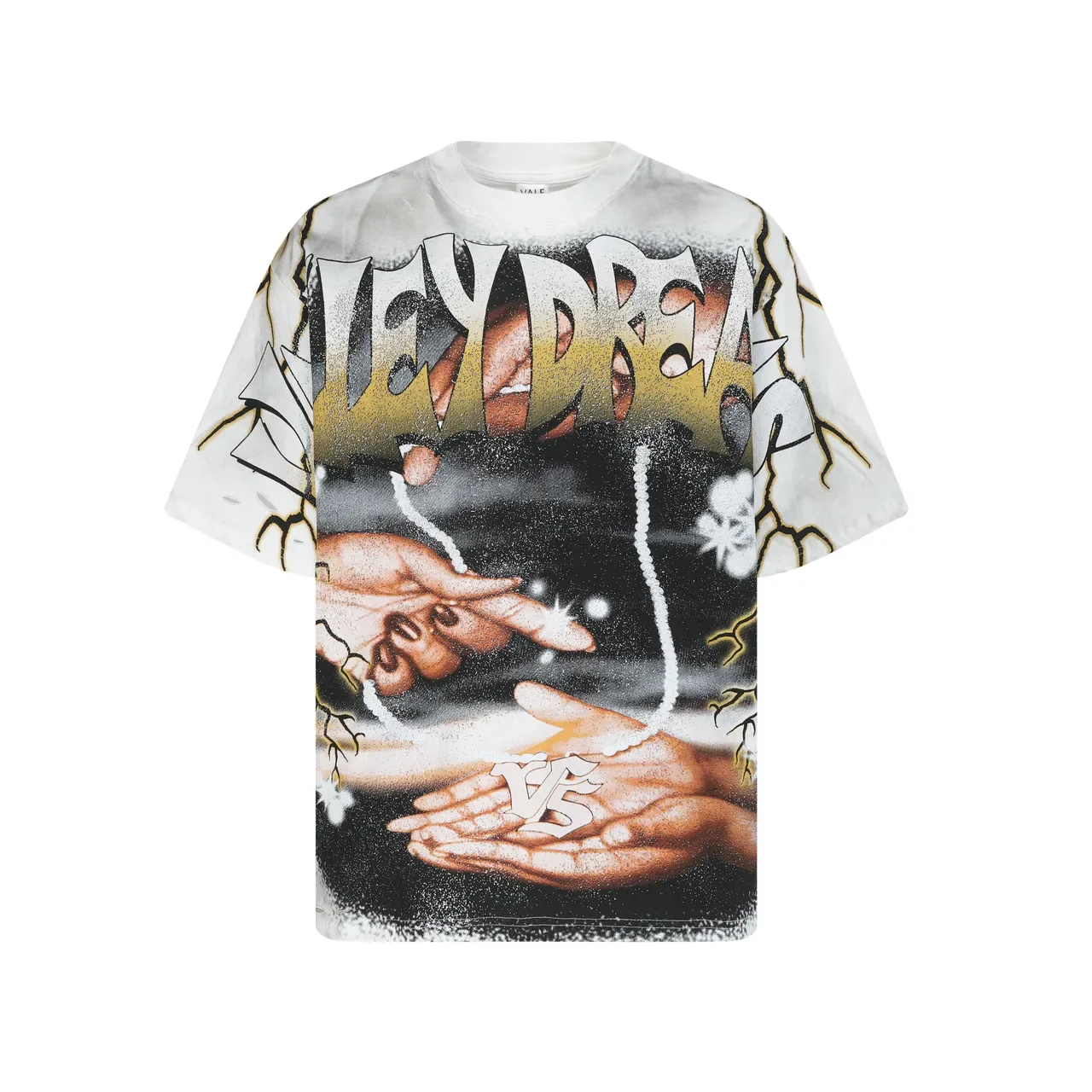Camiseta gráfica oversized desgastada Vale Forever 4