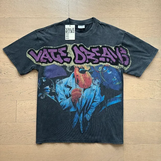 Vale Forever Graphic Print Charcoal T-Shirt 3