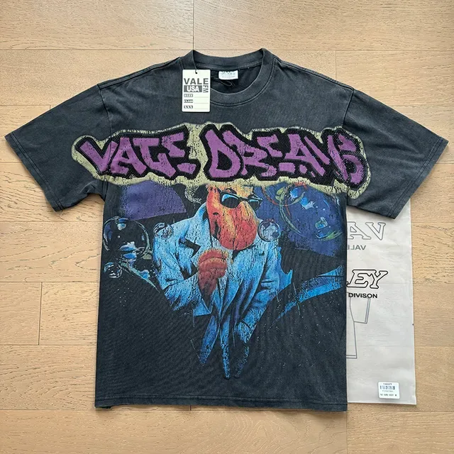 Vale Forever Graphic Print Charcoal T-Shirt 4