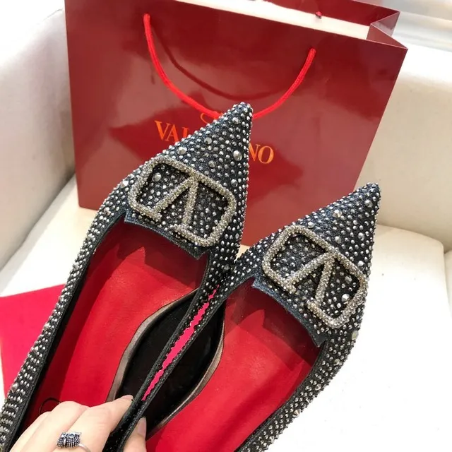 Valentino Rockstud Mocassins à bout pointu cloutés 2