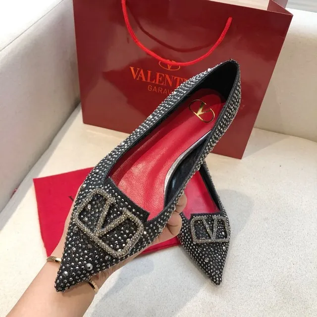 Valentino Rockstud Mocassins à bout pointu cloutés 4