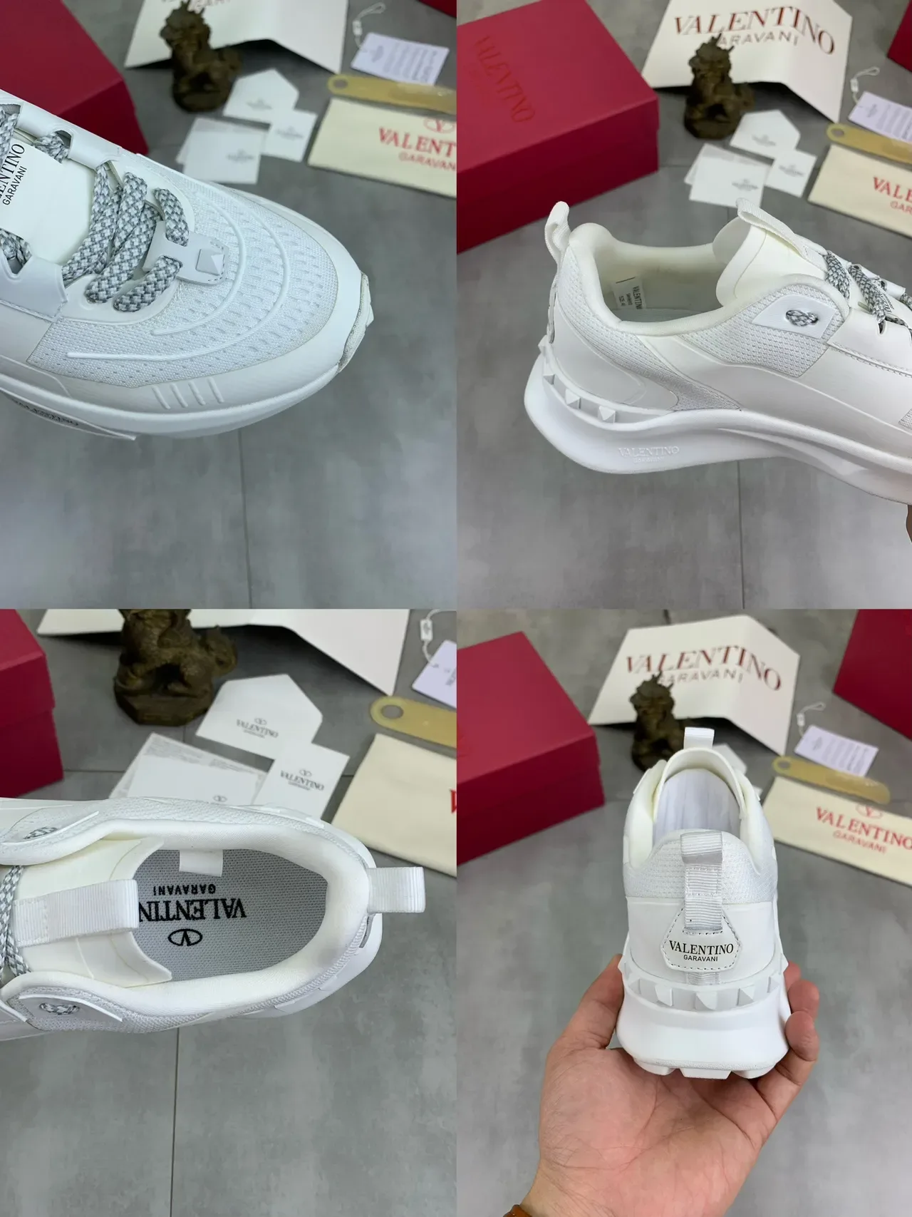 Valentino White Sole Chunky Sneakers 2