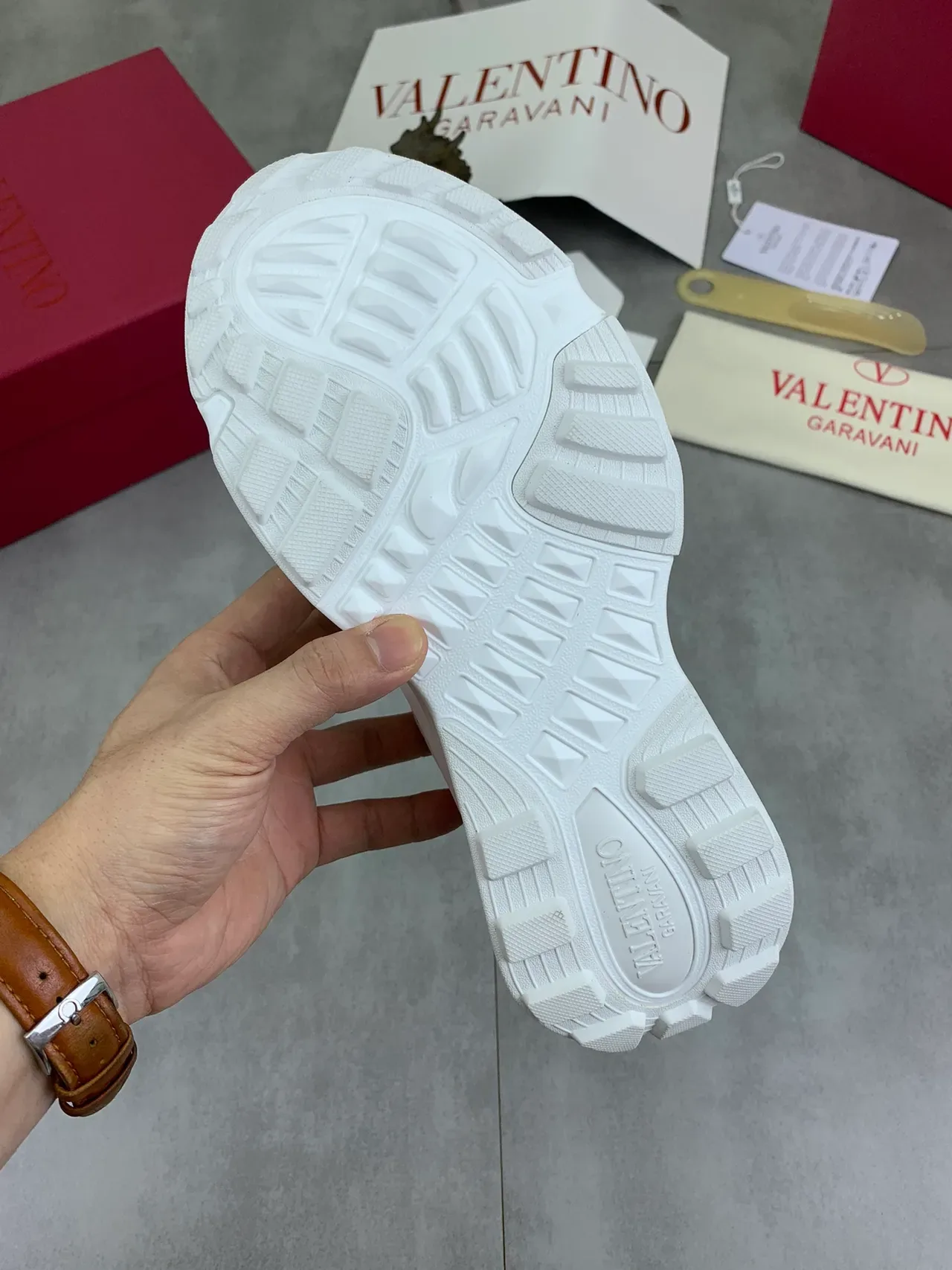Valentino White Sole Chunky Sneakers 3