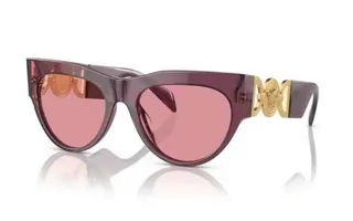 Versace Chain Reaction Tortoiseshell Oversized Cat-Eye Sunglasses 3