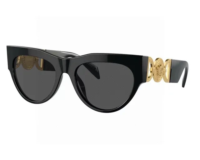 Versace Chain Reaction Tortoiseshell Oversized Cat-Eye Sunglasses 4