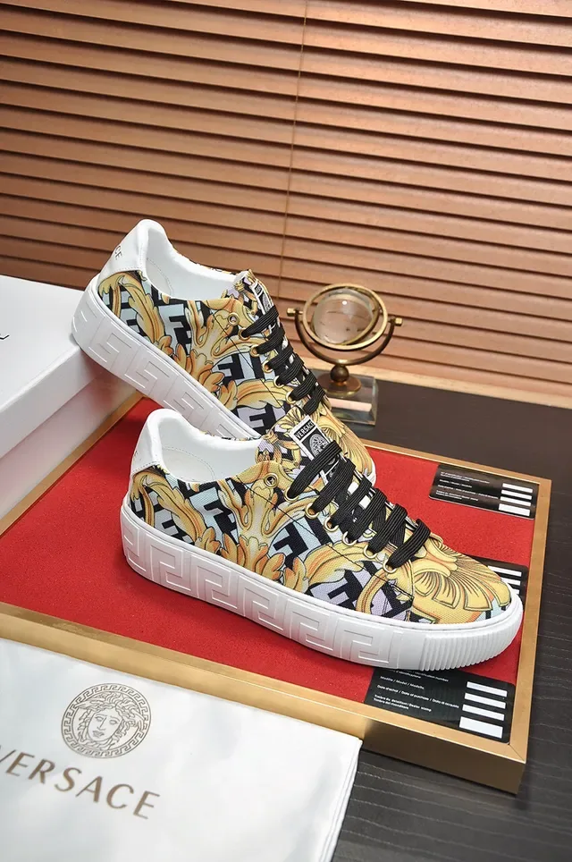 Versace Odissea Baroque-Print Platform Lifestyle Sneakers 5