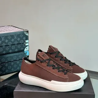 Y-3 Brown Canvas Lifestyle Sneakers