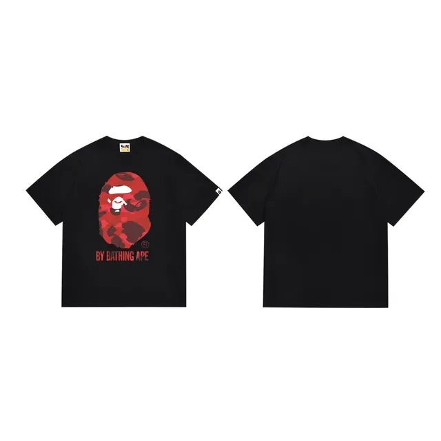 A Bathing Ape ABC Camo Ape Head Black T-Shirt 3