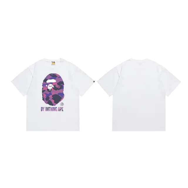 A Bathing Ape ABC Camo Ape Head Black T-Shirt 7