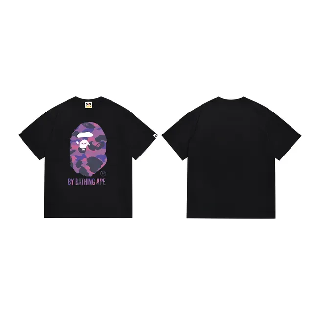 A Bathing Ape ABC Camo Ape Head Black T-Shirt 8