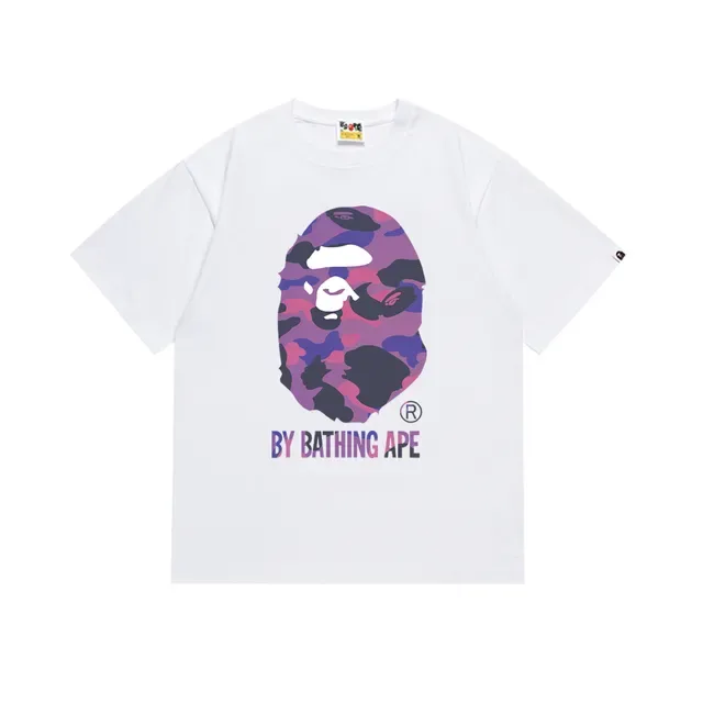 A Bathing Ape ABC Camo Ape Head Black T-Shirt 10
