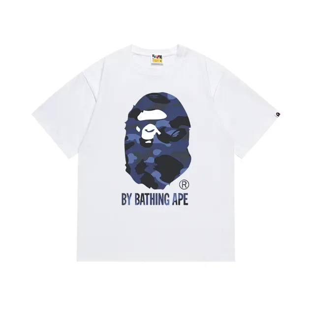 A Bathing Ape ABC Camo Ape Head Black T-Shirt 15
