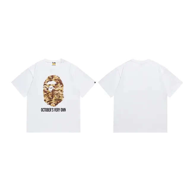 A Bathing Ape ABC Camo Black Multicolor Graphic-Print Camouflage T-Shirt 4
