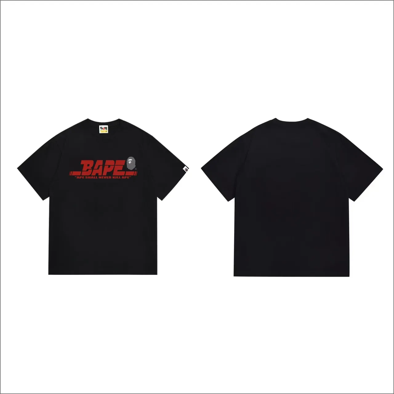 A Bathing Ape BAPE Graphic Print Black T-Shirt 4