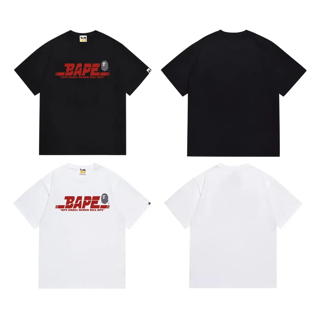 A Bathing Ape BAPE Graphic Print Black T-Shirt 6