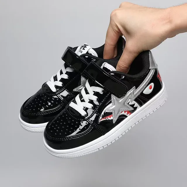A Bathing Ape BAPE STA tênis lifestyle verde vermelho estrela 6
