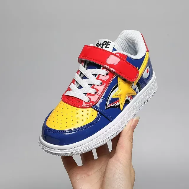 A Bathing Ape BAPE STA tênis lifestyle verde vermelho estrela 16