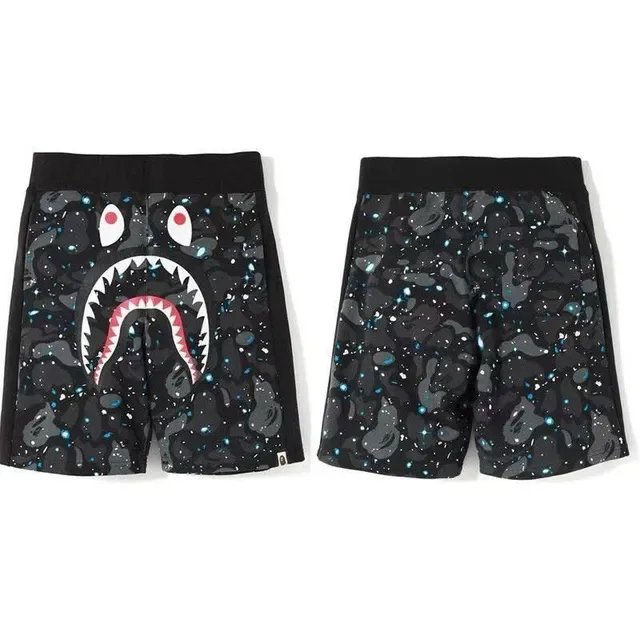 A Bathing Ape Multicolor Drawstring Waist Relaxed Fit Shorts 3