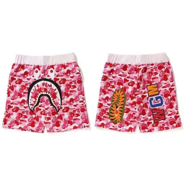 A Bathing Ape Multicolor Drawstring Waist Relaxed Fit Shorts 9
