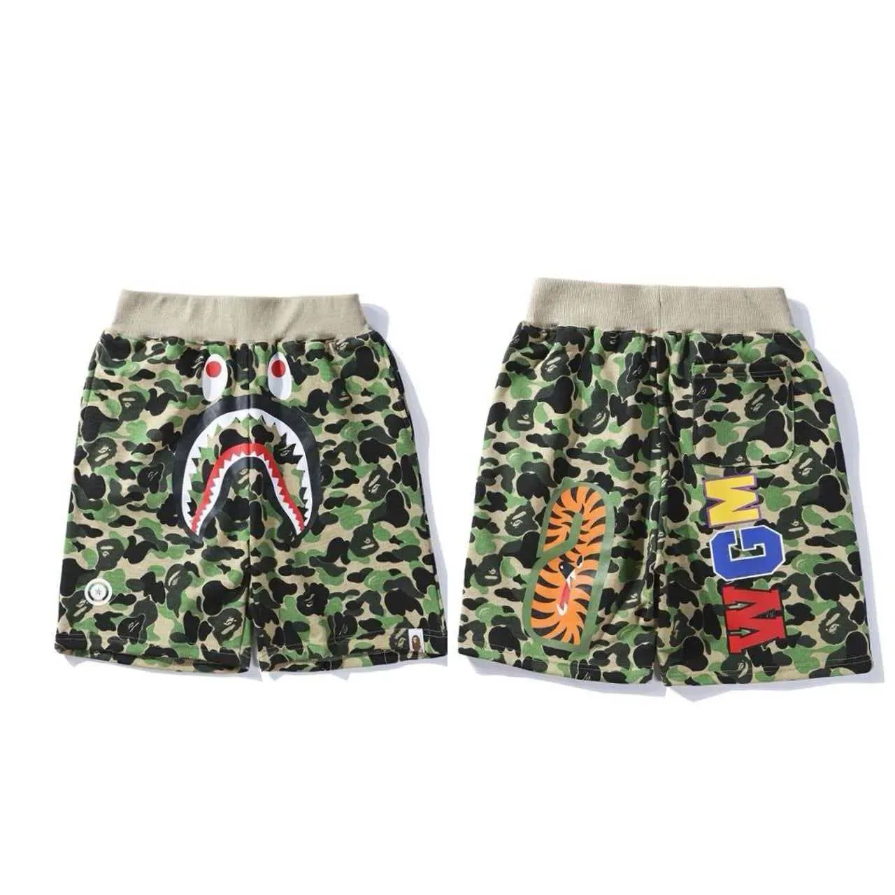 A Bathing Ape Multicolor Drawstring Waist Relaxed Fit Shorts 10