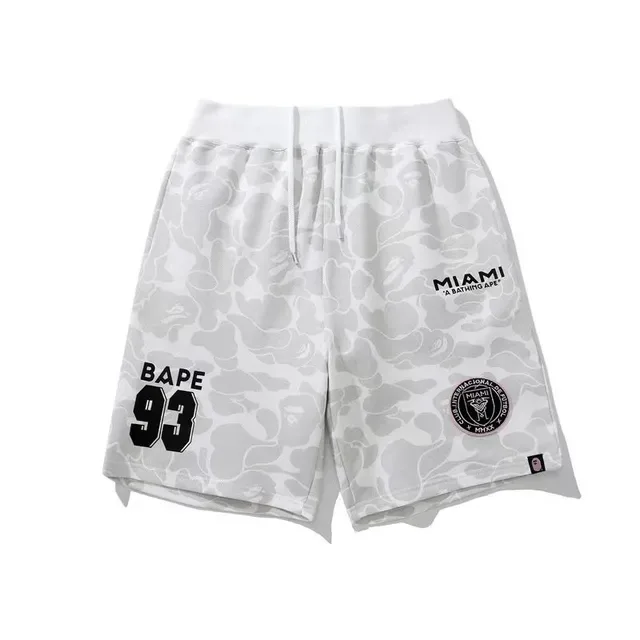 A Bathing Ape Multicolor Drawstring Waist Relaxed Fit Shorts 13
