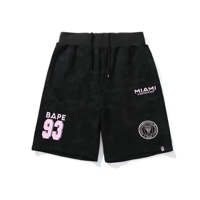 A Bathing Ape Multicolor Drawstring Waist Relaxed Fit Shorts 14