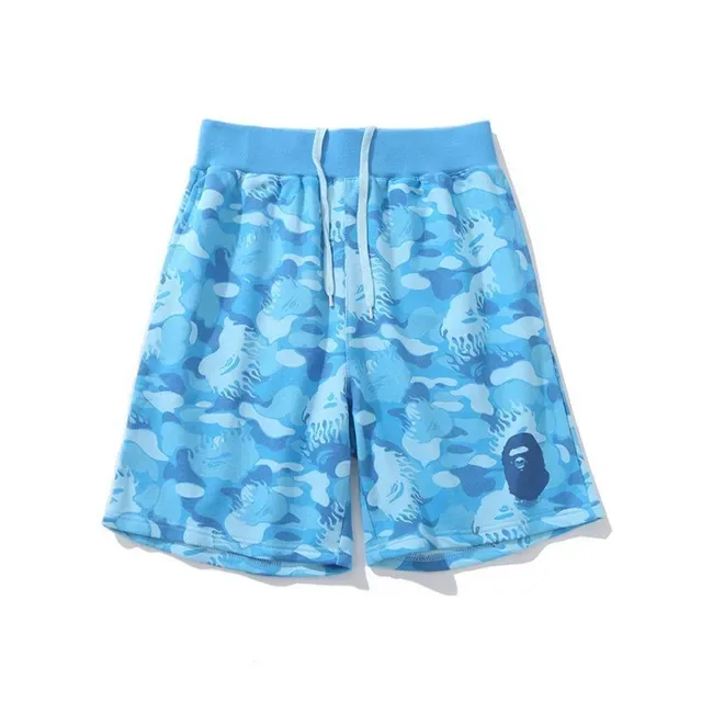 A Bathing Ape Multicolor Drawstring Waist Relaxed Fit Shorts 15