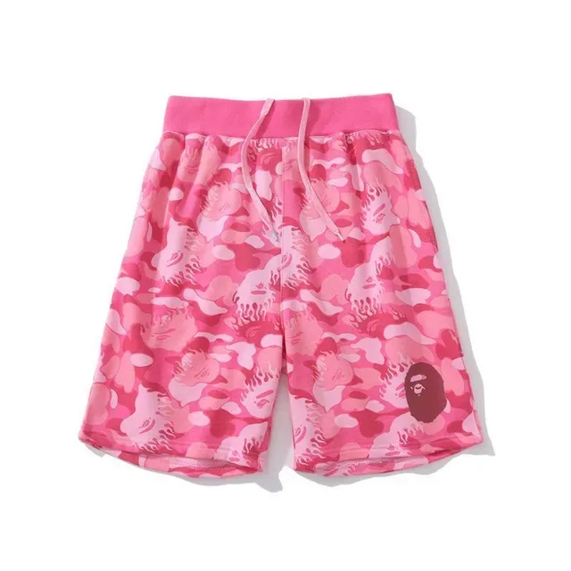 A Bathing Ape Multicolor Drawstring Waist Relaxed Fit Shorts 16