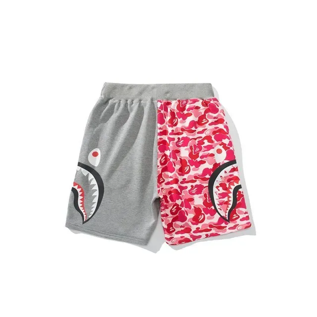 A Bathing Ape Multicolor Drawstring Waist Relaxed Fit Shorts 20