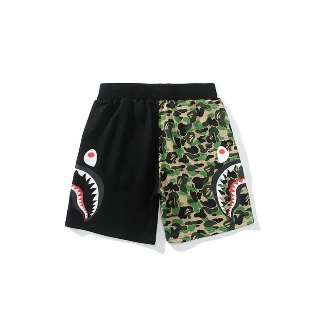 A Bathing Ape Multicolor Drawstring Waist Relaxed Fit Shorts 21