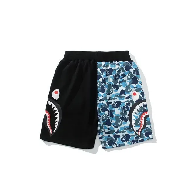 A Bathing Ape Multicolor Drawstring Waist Relaxed Fit Shorts 22