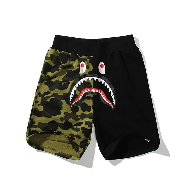 A Bathing Ape Multicolor Drawstring Waist Relaxed Fit Shorts 23
