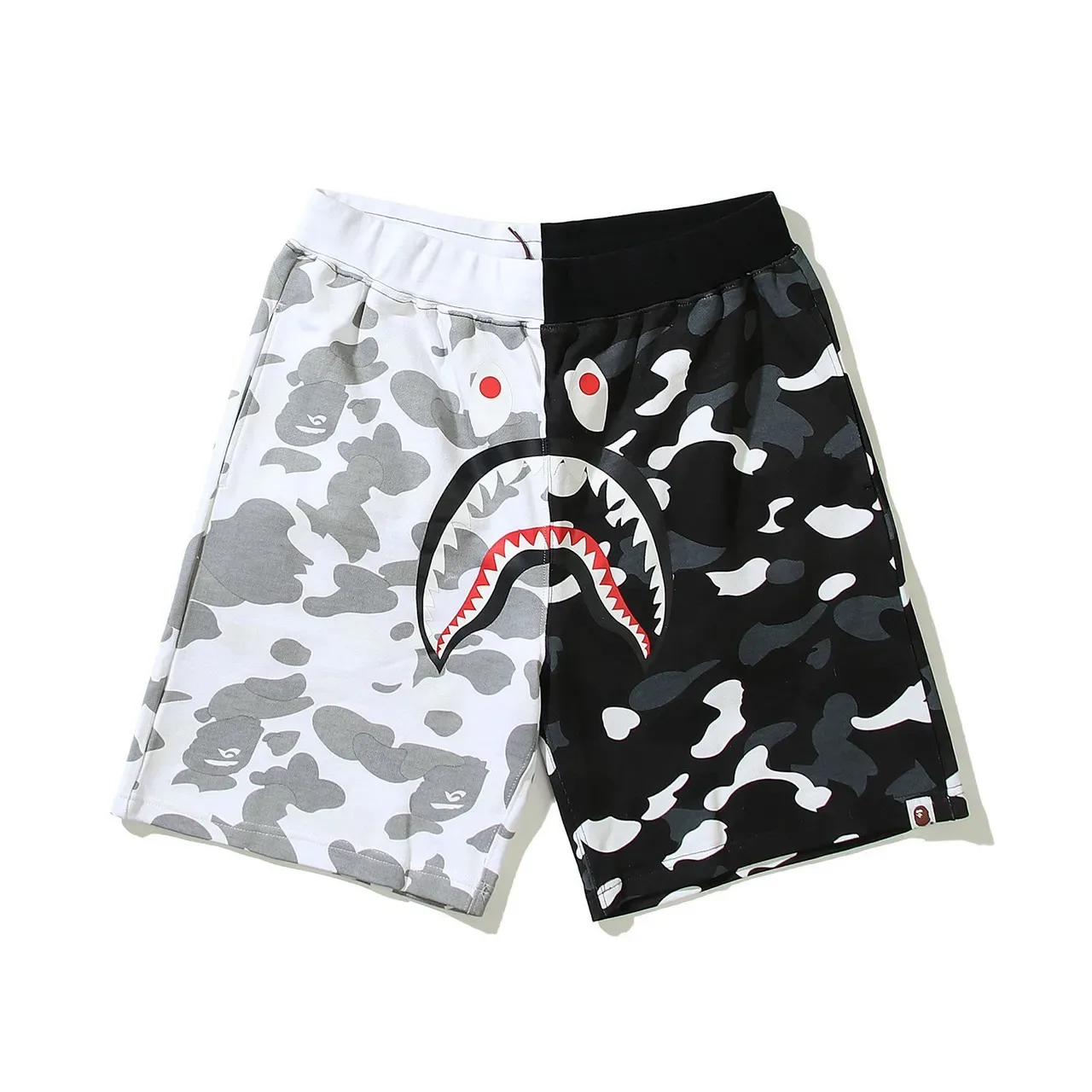 A Bathing Ape Multicolor Drawstring Waist Relaxed Fit Shorts 24