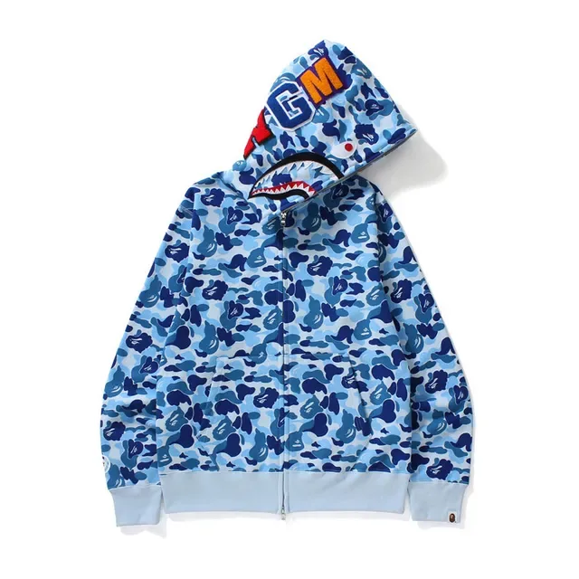 A Bathing Ape Shark Multicolor Full-Zip Hood Hoodie 6