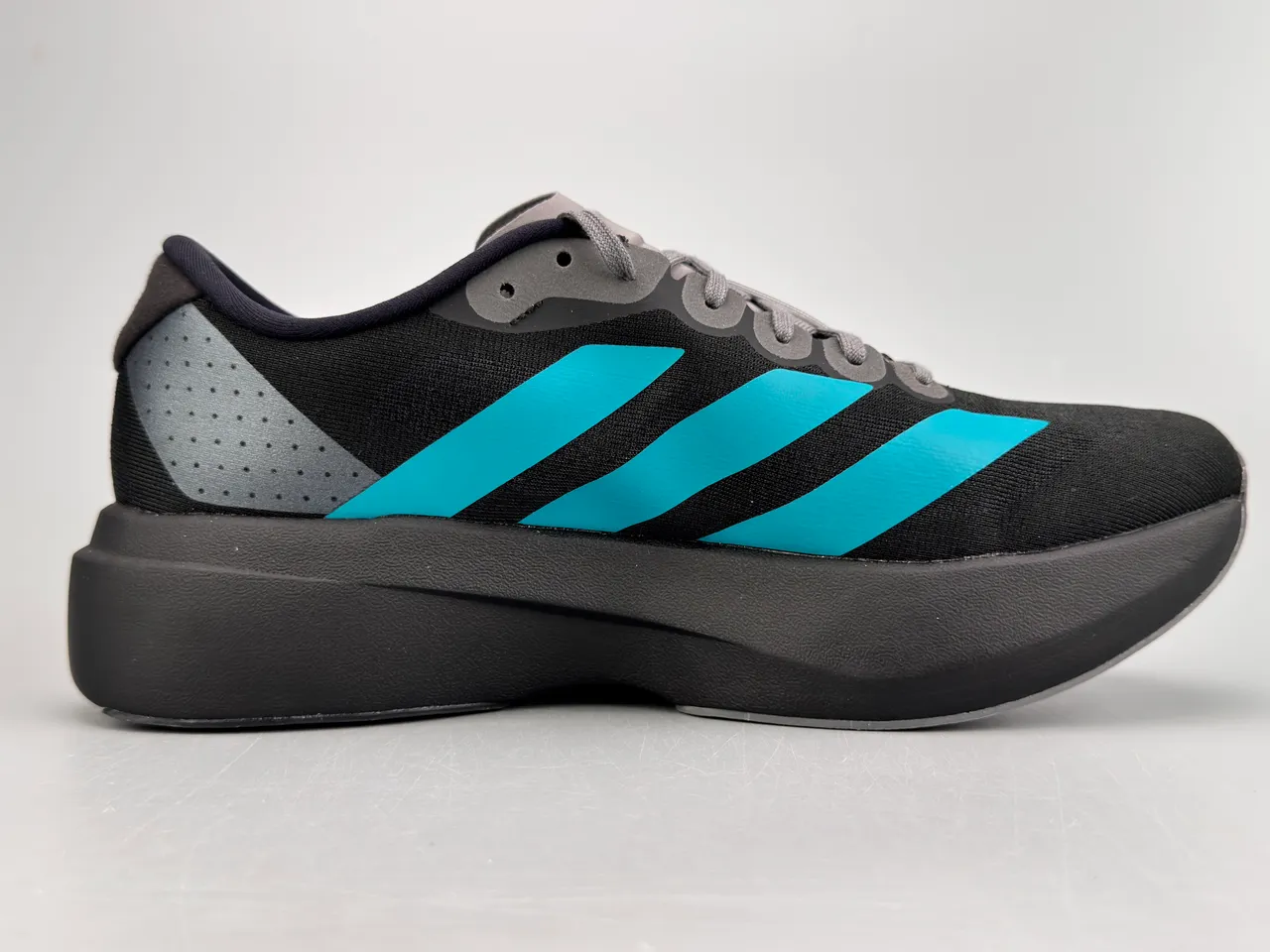 Adidas Adizero Evo.S Black Cyan Blue Tênis de Running 10