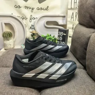 Adidas Adizero Evo SL 2 Black Silver Lightstrike Pro रनिंग जूते