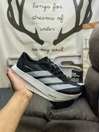 Adidas Adizero Evo SL 2 Black White Running Shoes 5