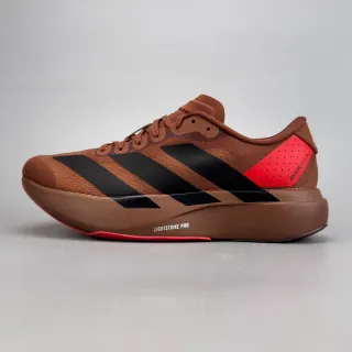 Adidas Adizero Evo SL भूरा काला लाल रनिंग जूते