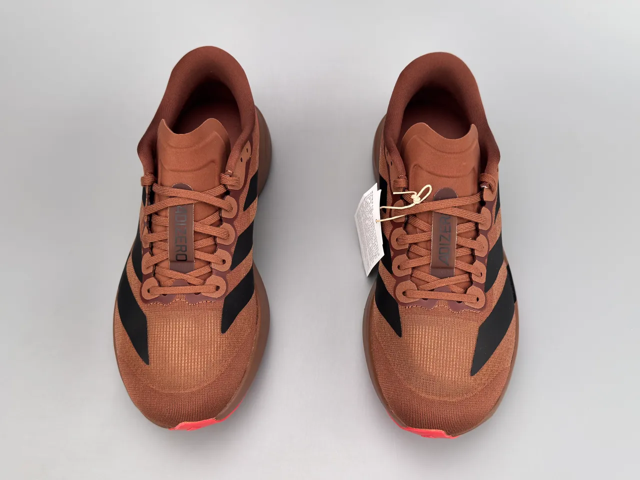 Adidas Adizero Evo SL marron noir rouge chaussures de course 7