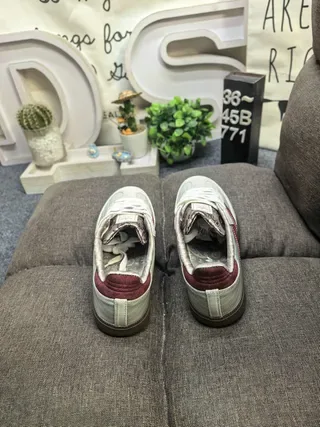 Adidas Beige Burgundy Low-Top Cupsole Lifestyle Sneakers 8