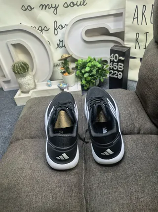 Adidas Black Gray Monochromatic Sculpted Midsole Lifestyle Sneakers 8