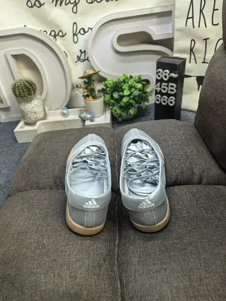 Adidas Black White Low-Top Leather-and-Synthetic Upper Lifestyle Sneakers 8
