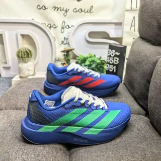 Adidas Chaussures de Running Bleu Vert avec Upper en Mesh Engineered Sculpted Lightstrike Pro Midsole