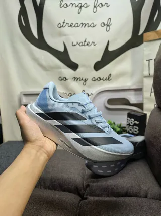 Adidas Blue Green Engineered Mesh Upper Sculpted Lightstrike Pro Midsole Running Shoes 5