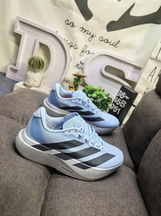 Adidas Blue Green Engineered Mesh Upper Sculpted Lightstrike Pro Midsole Running Shoes 9