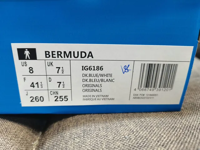 Adidas Blue White Suede Upper Three Stripes Lifestyle Sneakers 2