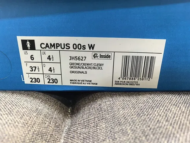 Adidas Campus Light Gray and Blue Lifestyle Sneakers 2