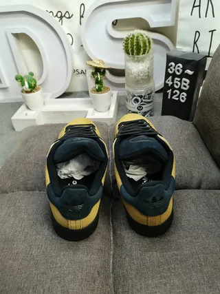Adidas Campus Mustard Yellow and Navy Lifestyle Sneakers 8
