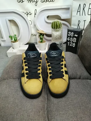 Adidas Campus Mustard Yellow and Navy Lifestyle Sneakers 10