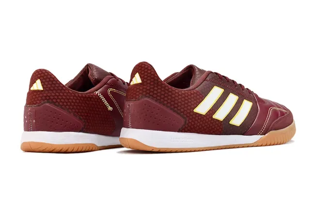 Adidas Copa Burgundy White Low-Top Perforated Heel Indoor Soccer Shoes 6